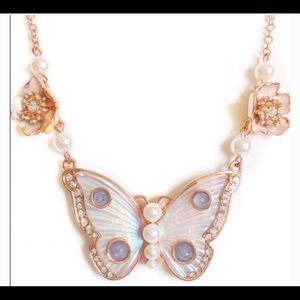 Betsey Johnson butterfly pendent